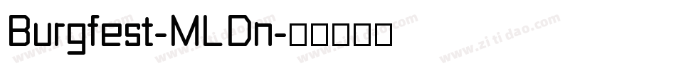 Burgfest-MLDn字体转换