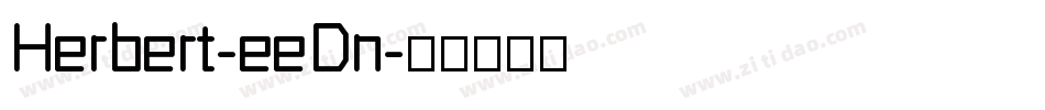 Herbert-eeDn字体转换