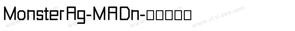 MonsterAg-MADn字体转换