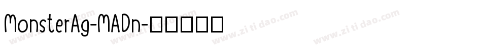 MonsterAg-MADn字体转换