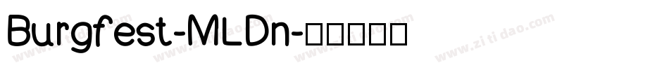 Burgfest-MLDn字体转换