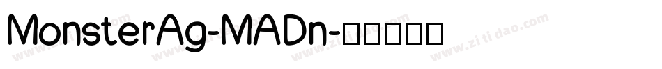 MonsterAg-MADn字体转换