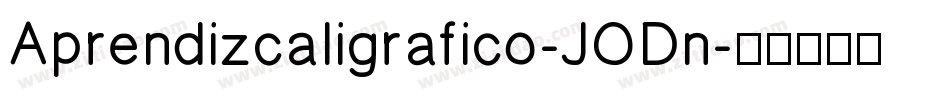 Aprendizcaligrafico-JODn字体转换