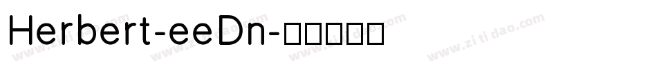 Herbert-eeDn字体转换