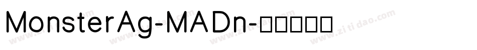 MonsterAg-MADn字体转换