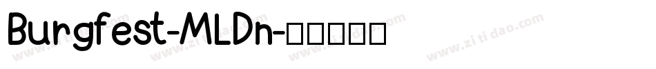 Burgfest-MLDn字体转换