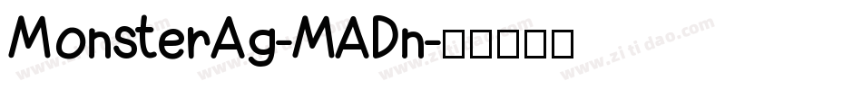 MonsterAg-MADn字体转换