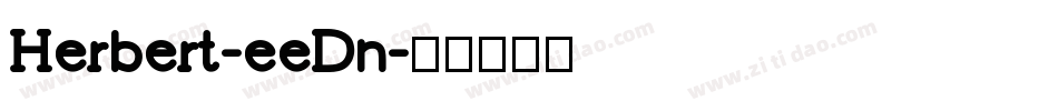 Herbert-eeDn字体转换