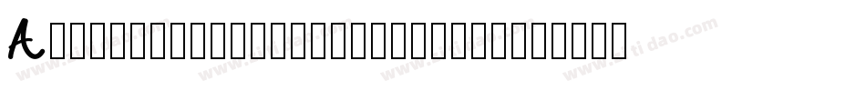 Aprendizcaligrafico-JODn字体转换