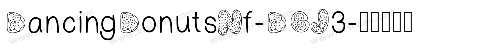 DancingDonutsNf-DGJ3字体转换