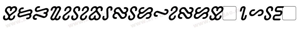 CurvadaBoldItalic-1EdZ字体转换