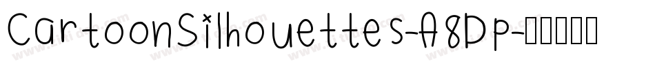 CartoonSilhouettes-A8Dp字体转换