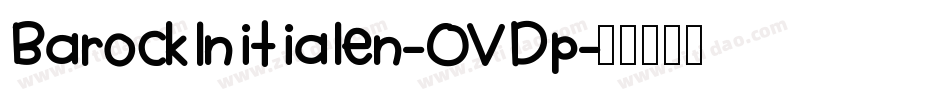 BarockInitialen-OVDp字体转换