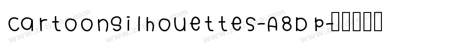 CartoonSilhouettes-A8Dp字体转换