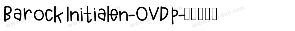 BarockInitialen-OVDp字体转换