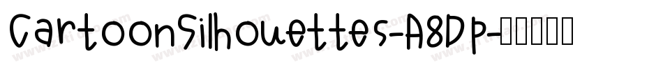 CartoonSilhouettes-A8Dp字体转换
