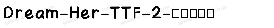 Dream-Her-TTF-2字体转换