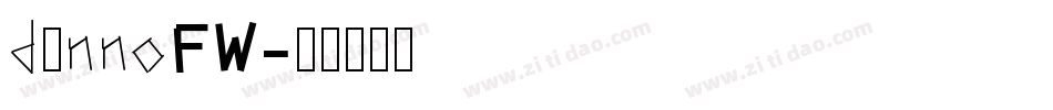 dunnoFW字体转换