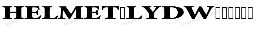 Helmet-lYDw字体转换
