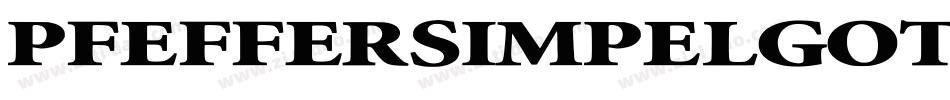 PfeffersimpelgotischBold-z1Dw字体转换