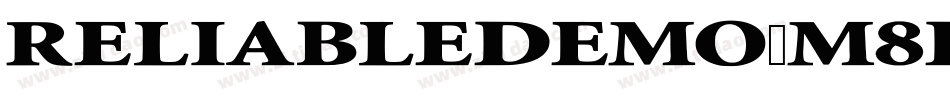 Reliabledemo-M8Dw字体转换