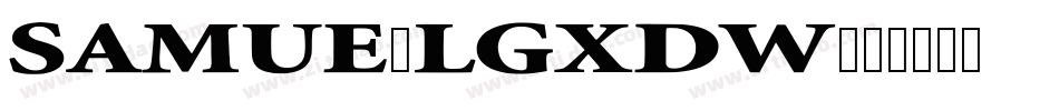 Samue-lgxDw字体转换