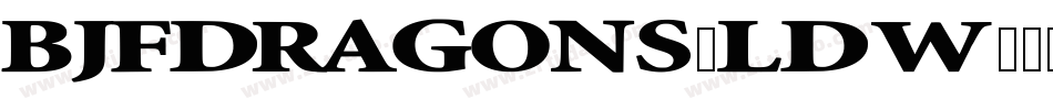 BjfDragons-lDw字体转换