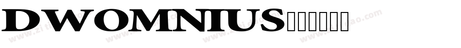 DWOmnius字体转换