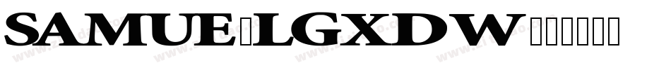 Samue-lgxDw字体转换