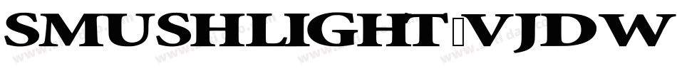 SmushLight-VJDw字体转换