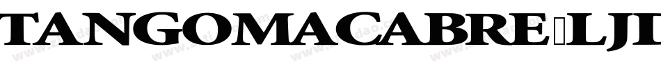 Tangomacabre-lJDw字体转换