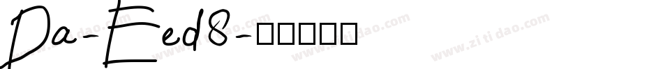 Da-Eed8字体转换