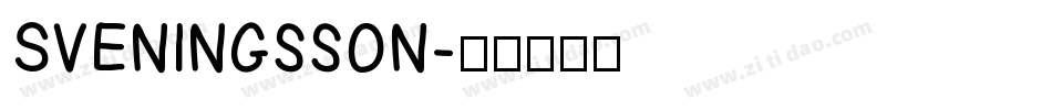Sveningsson字体转换