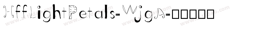 HffLightPetals-WjgA字体转换