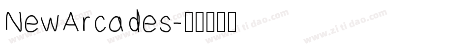 NewArcades字体转换