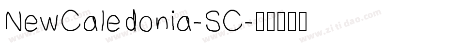 NewCaledonia-SC字体转换