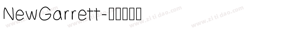 NewGarrett字体转换
