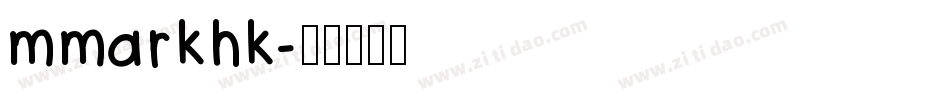 mmarkhk字体转换