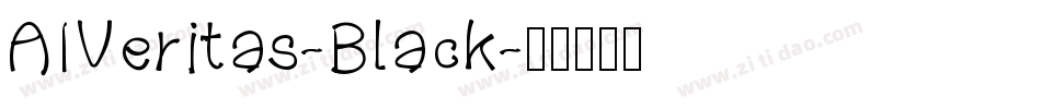 AIVeritas-Black字体转换