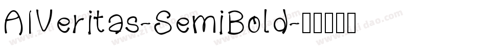 AIVeritas-SemiBold字体转换