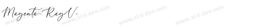 Magenta-RagV字体转换