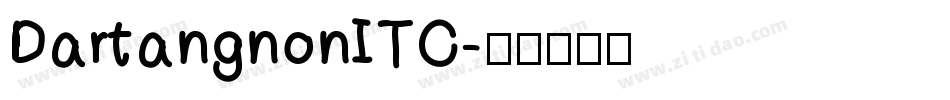 DartangnonITC字体转换