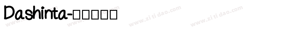 Dashinta字体转换