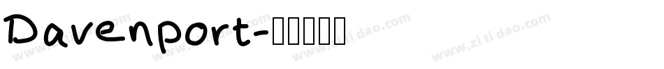 Davenport字体转换