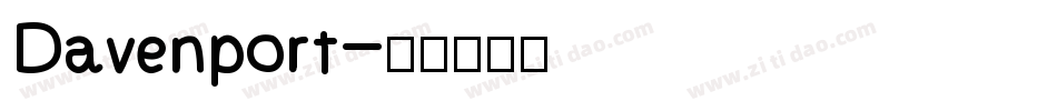Davenport字体转换