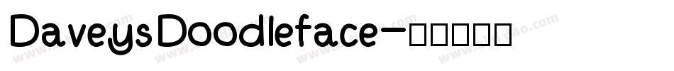DaveysDoodleface字体转换