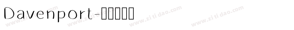 Davenport字体转换