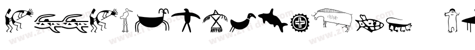 P22Petroglyphs-African字体转换
