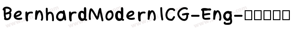 BernhardModernICG-Eng字体转换