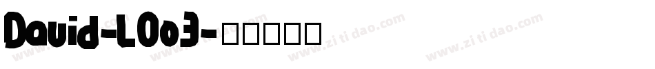 David-LOo3字体转换